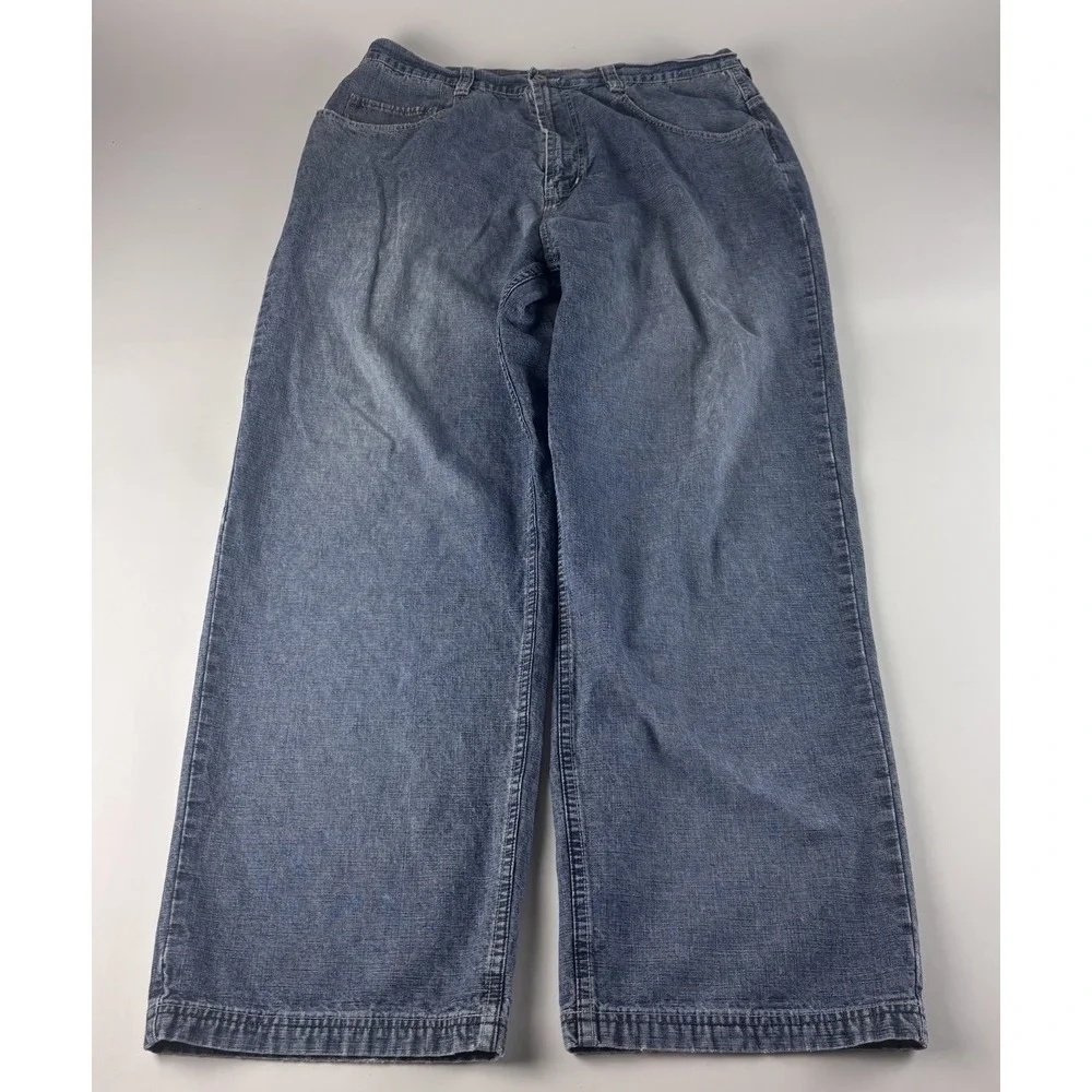 Vintage Y2K Pepe Jeans London Sz 38 x 32 Mens Medium Wash Wide Leg Baggy